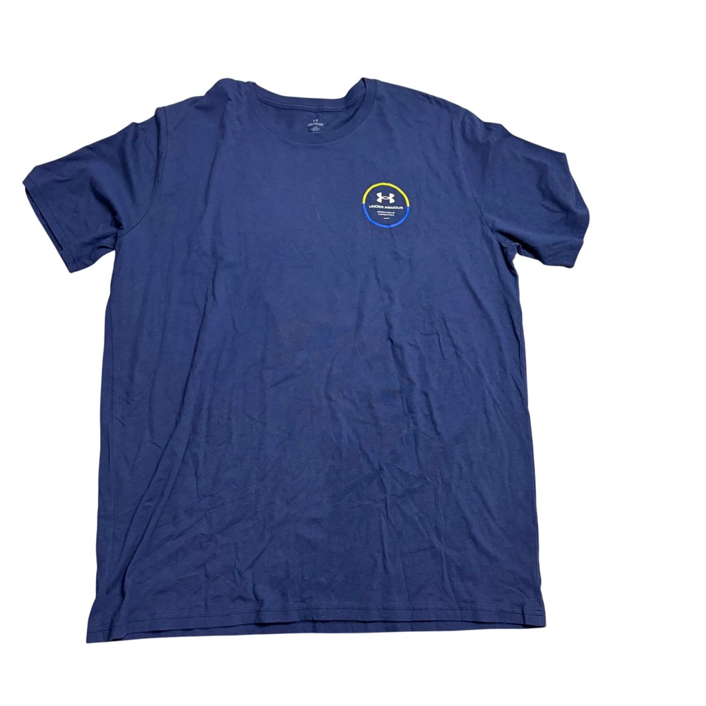 Under Armour Mens XXL Blue Graphic T‎ Shirt Originators of Performance